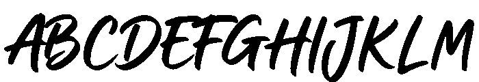 Stream Rockers Regular Font UPPERCASE