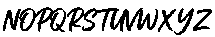 Stream Rockers Regular Font UPPERCASE