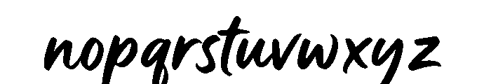 Stream Rockers Regular Font LOWERCASE