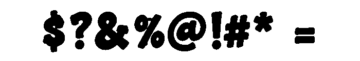 Street Blaze Font OTHER CHARS