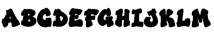 Street Blaze Font UPPERCASE