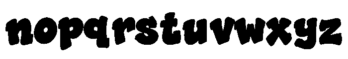 Street Blaze Font LOWERCASE