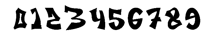 Street Block Font OTHER CHARS