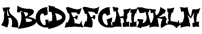 Street Block Font UPPERCASE