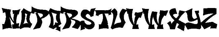 Street Block Font UPPERCASE