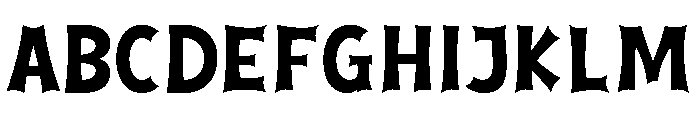 Street Comic Regular Font UPPERCASE
