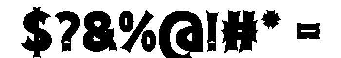 Street Comic Thick Regular Font OTHER CHARS