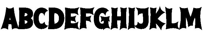 Street Comic Thick Regular Font UPPERCASE