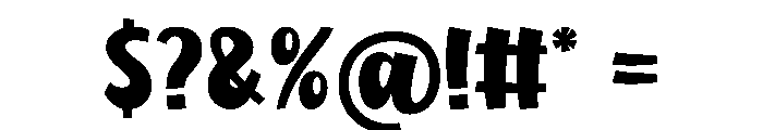 Street Design Font OTHER CHARS