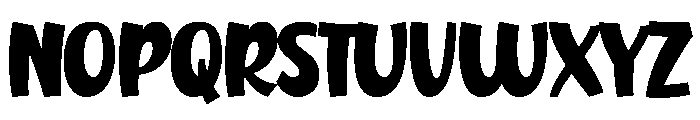 Street Design Font UPPERCASE
