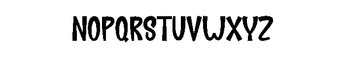 Street Designer Font LOWERCASE