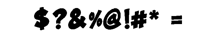 Street Flow Font OTHER CHARS