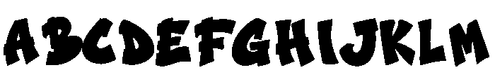 Street Flow Font UPPERCASE