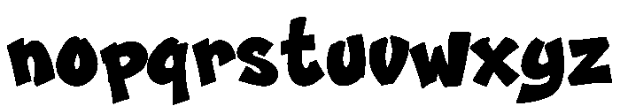 Street Flow Font LOWERCASE