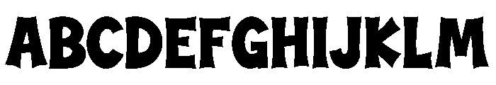 Street Graffiti Regular Font UPPERCASE