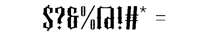 Street Guard Regular Font OTHER CHARS