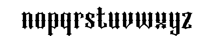 Street Guard Regular Font LOWERCASE