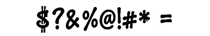 Street Legend Font OTHER CHARS