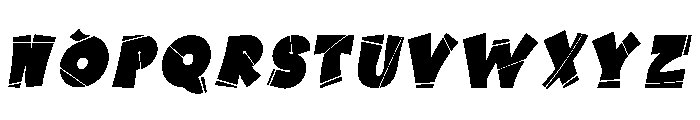 Street Look Italic Font UPPERCASE