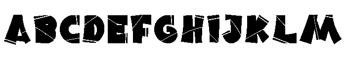 Street Look Font UPPERCASE