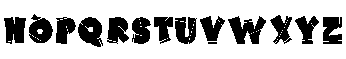 Street Look Font UPPERCASE