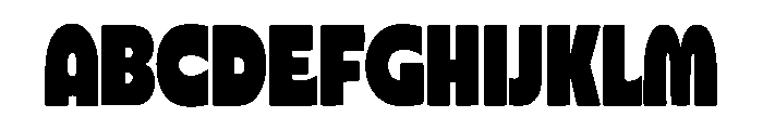 Street Monolith Font UPPERCASE