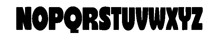 Street Monolith Font UPPERCASE