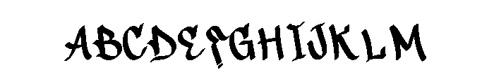 Street Piece Font UPPERCASE