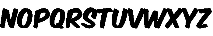 Street Punch Regular Font LOWERCASE