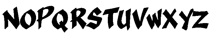 Street Reaper Font UPPERCASE
