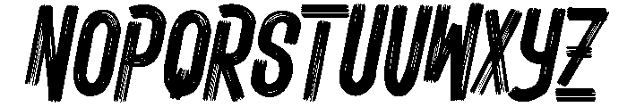 Street Scrape Font LOWERCASE