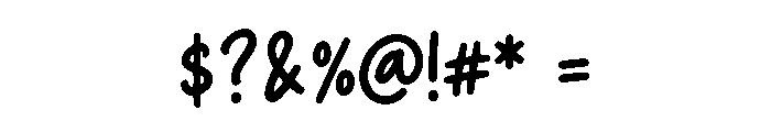 Street Stroke Font OTHER CHARS