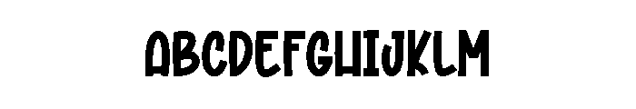 Street Winter Font UPPERCASE