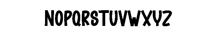 Street Winter Font UPPERCASE