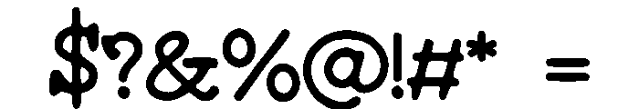 StreetFlow Font OTHER CHARS