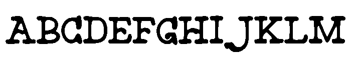 StreetFlow Font UPPERCASE