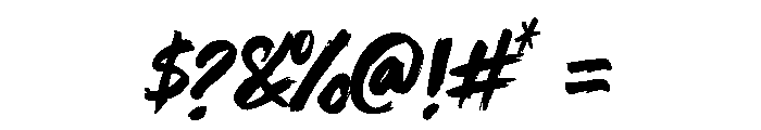 Streetfury Font OTHER CHARS