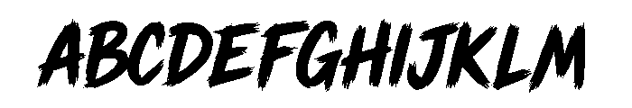 Streetfury Font UPPERCASE