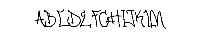 Streetlight Font UPPERCASE