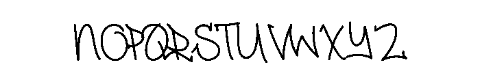 Streetlight Font LOWERCASE