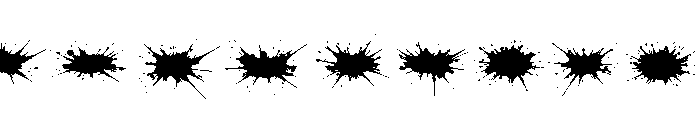 Streetwear Ink Splash Font UPPERCASE
