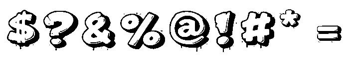 Streetwear Regular Font OTHER CHARS