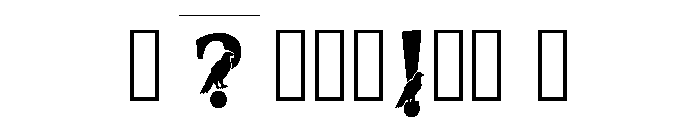 Stretching Regular Font OTHER CHARS