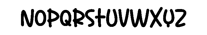 Stright Roller Font UPPERCASE
