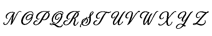 Strimbey Regular Font UPPERCASE