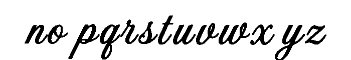 Strimbey Regular Font LOWERCASE