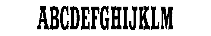 Strimbey Serif Regular Font UPPERCASE
