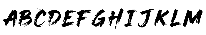 Strings Trunger Regular Font UPPERCASE