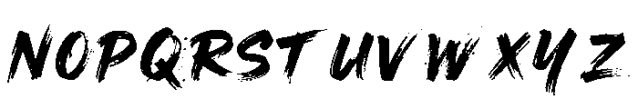 Strings Trunger Regular Font UPPERCASE