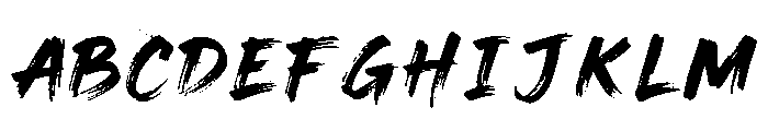 StringsTrunger-Regular Font UPPERCASE